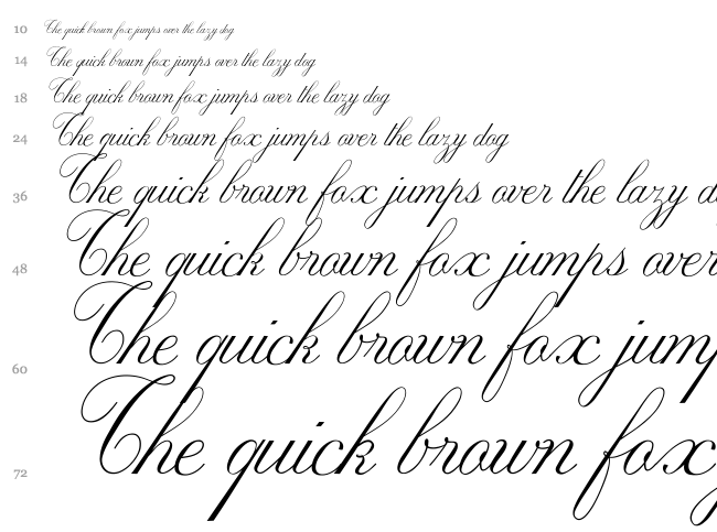 Marriage Moment font waterfall